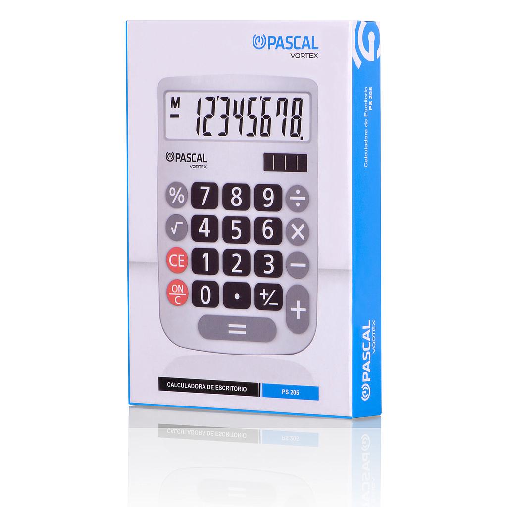 CALCULADORA DE ESCRITORIO VORTEX WHITE PS205 PASCAL